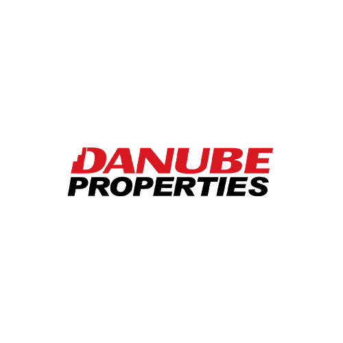 לוגו עבור Danube Properties, שבו המילה “DANUBE” מופיעה באותיות גדולות מודגשות בצבע אדום, ומתחתיה המילה “PROPERTIES” באותיות גדולות מודגשות בצבע שחור, בהשראת הסגנון הנקי המאפיין את המיתוג של פרויקטי “קוסטה בראבה” ו”דמאק לגונס” של חברת Damac Properties, והכל על רקע לבן חלק. לוגו עבור Danube Properties, שבו המילה "DANUBE" מופיעה באותיות גדולות מודגשות בצבע אדום, ומתחתיה המילה "PROPERTIES" באותיות גדולות מודגשות בצבע שחור, בהשראת הסגנון הנקי המאפיין את המיתוג של פרויקטי "קוסטה בראבה" ו"דמאק לגונס" של חברת Damac Properties, והכל על רקע לבן חלק.
