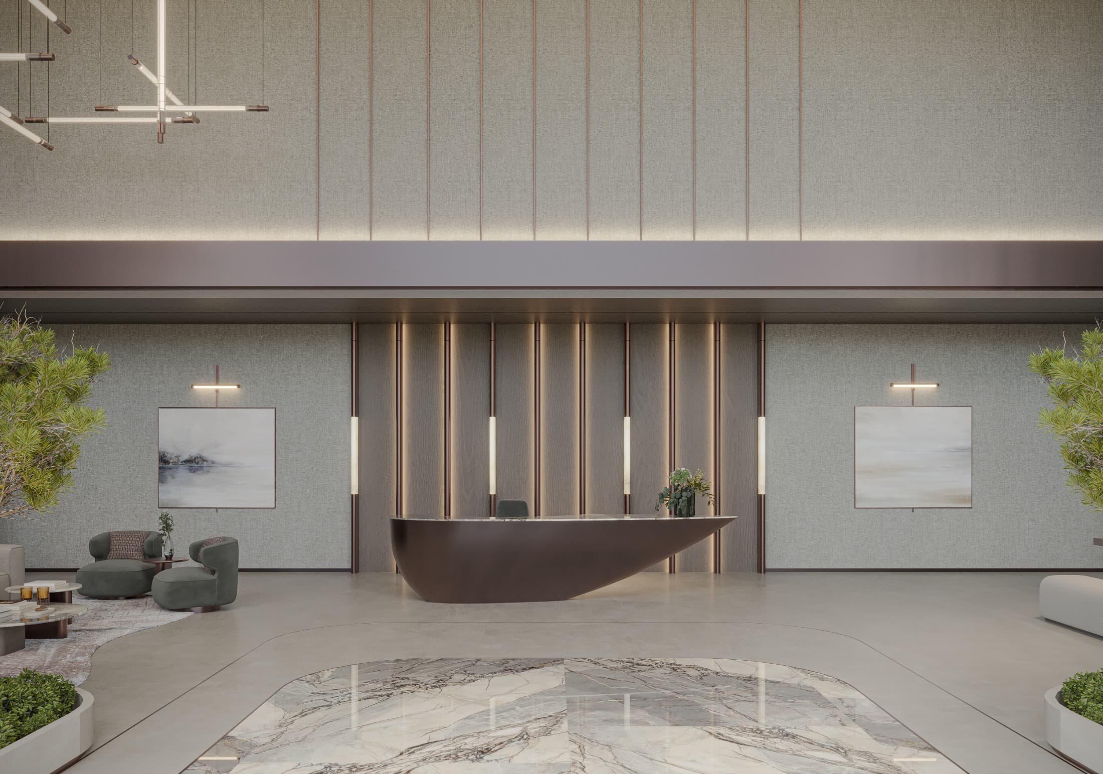 Double Height Entrance Lobby 2