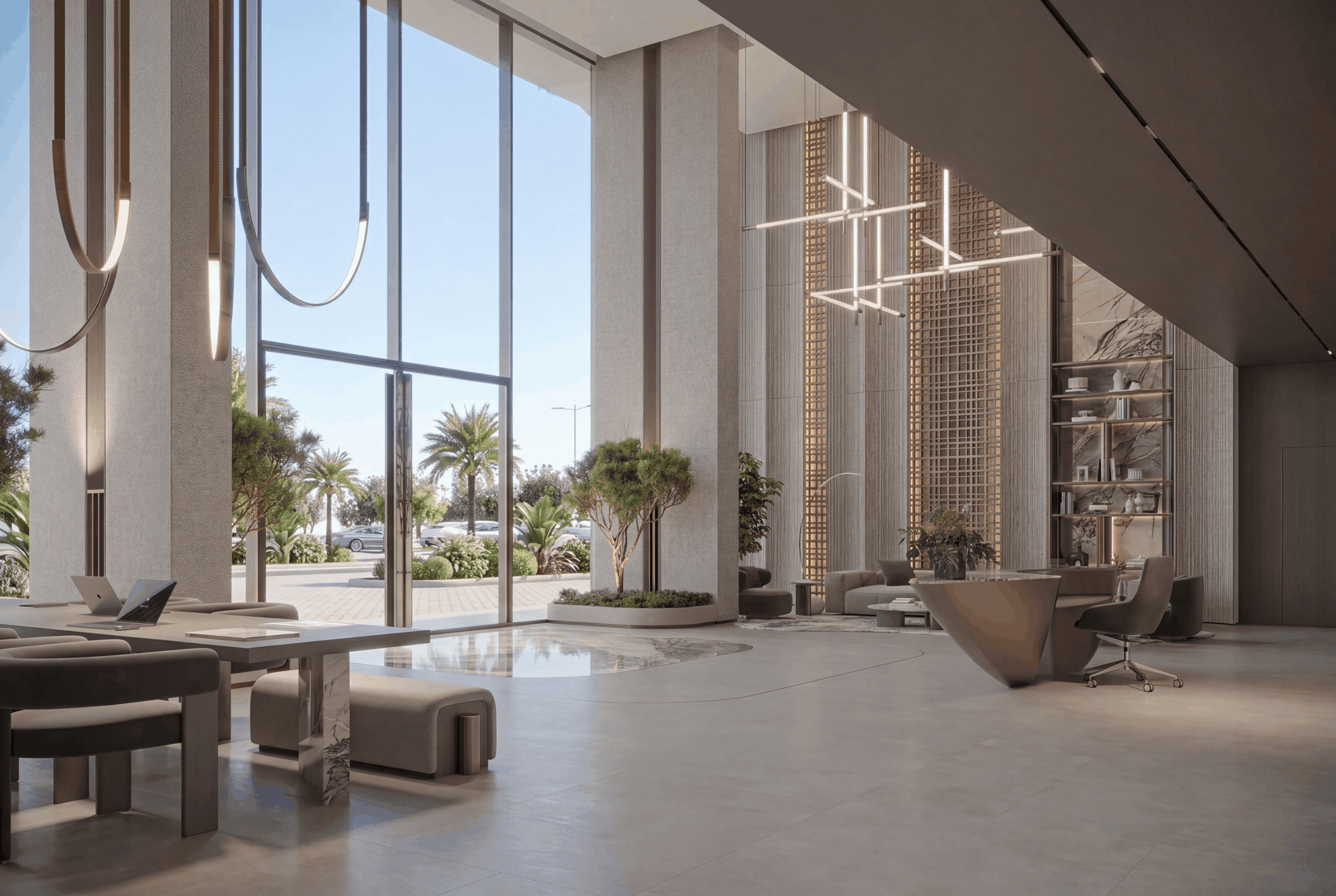 Double Height Entrance Lobby
