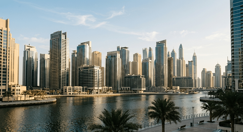 Graph showing potential returns on investment in Dubai real estate market