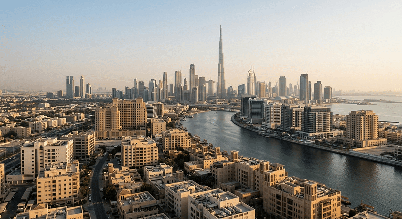 Comparison table of square meter prices in Dubai by area